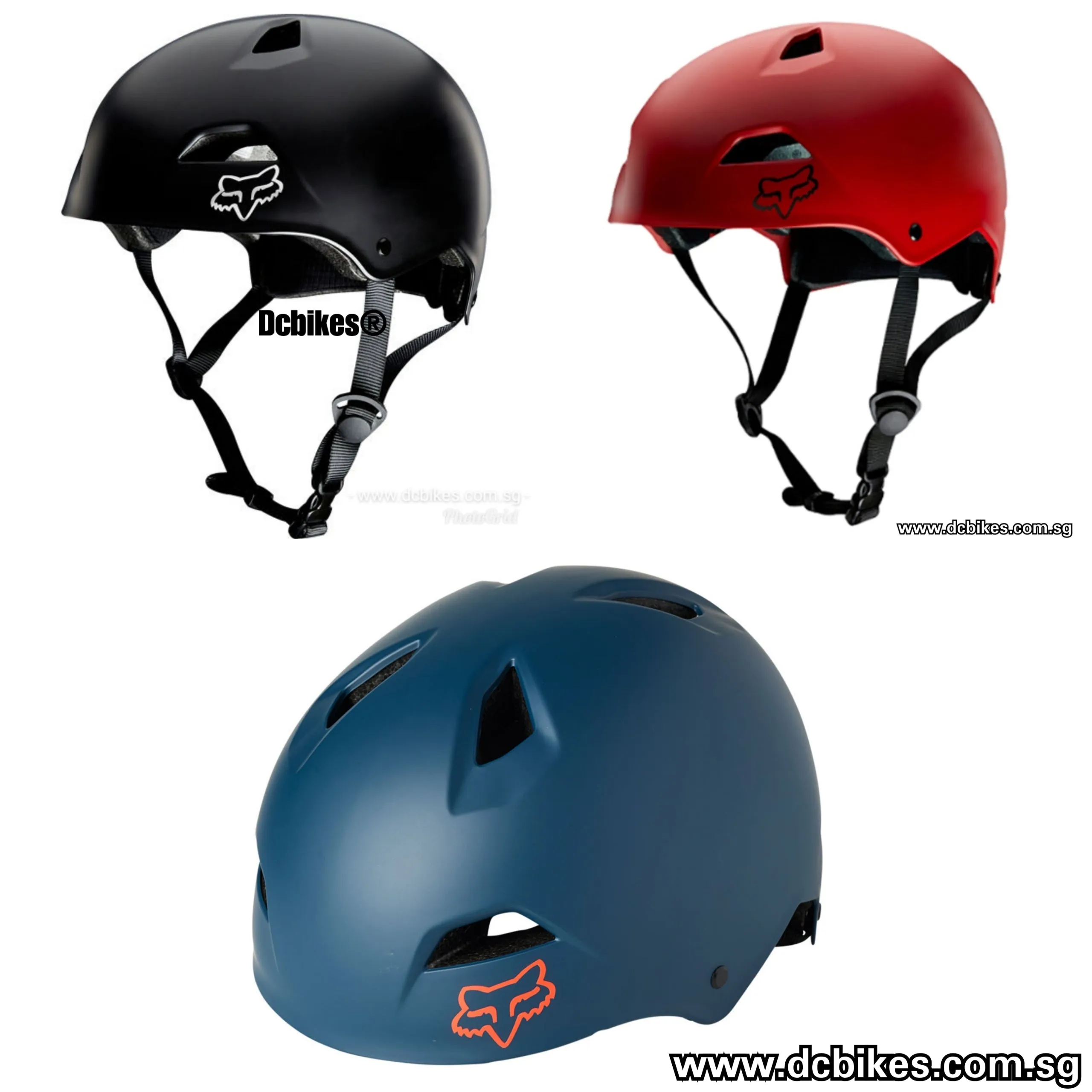 Genuine Fox Racing MTB DJ BMX Sport Flight Hardshell Helmet