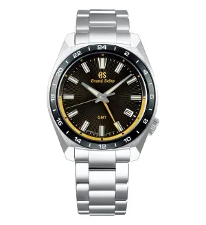 Grand Seiko Sport Watch with Black Dial and Black/Yellow Bezel, Limited Edition
