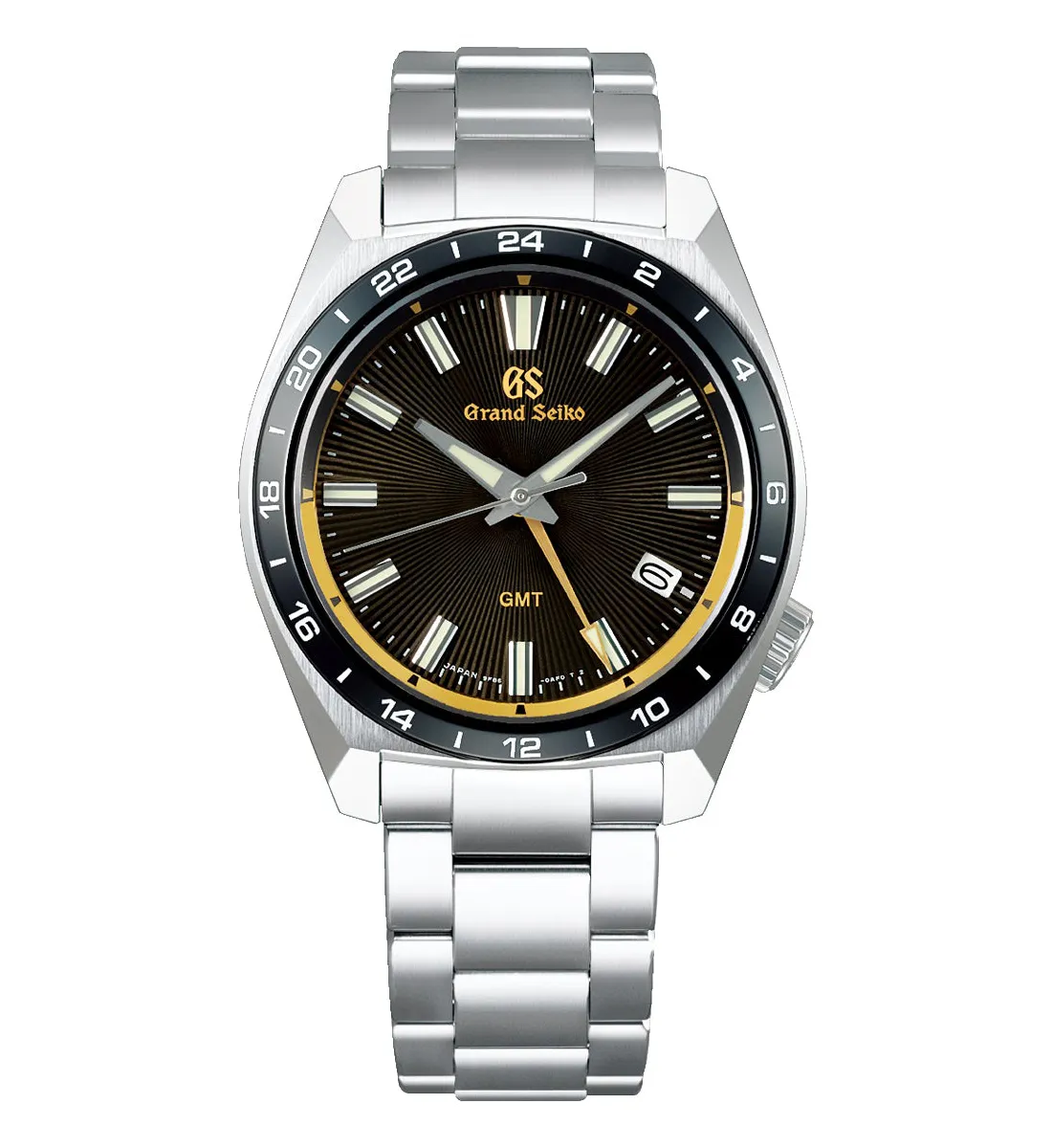 Grand Seiko Sport Watch with Black Dial and Black/Yellow Bezel, Limited Edition