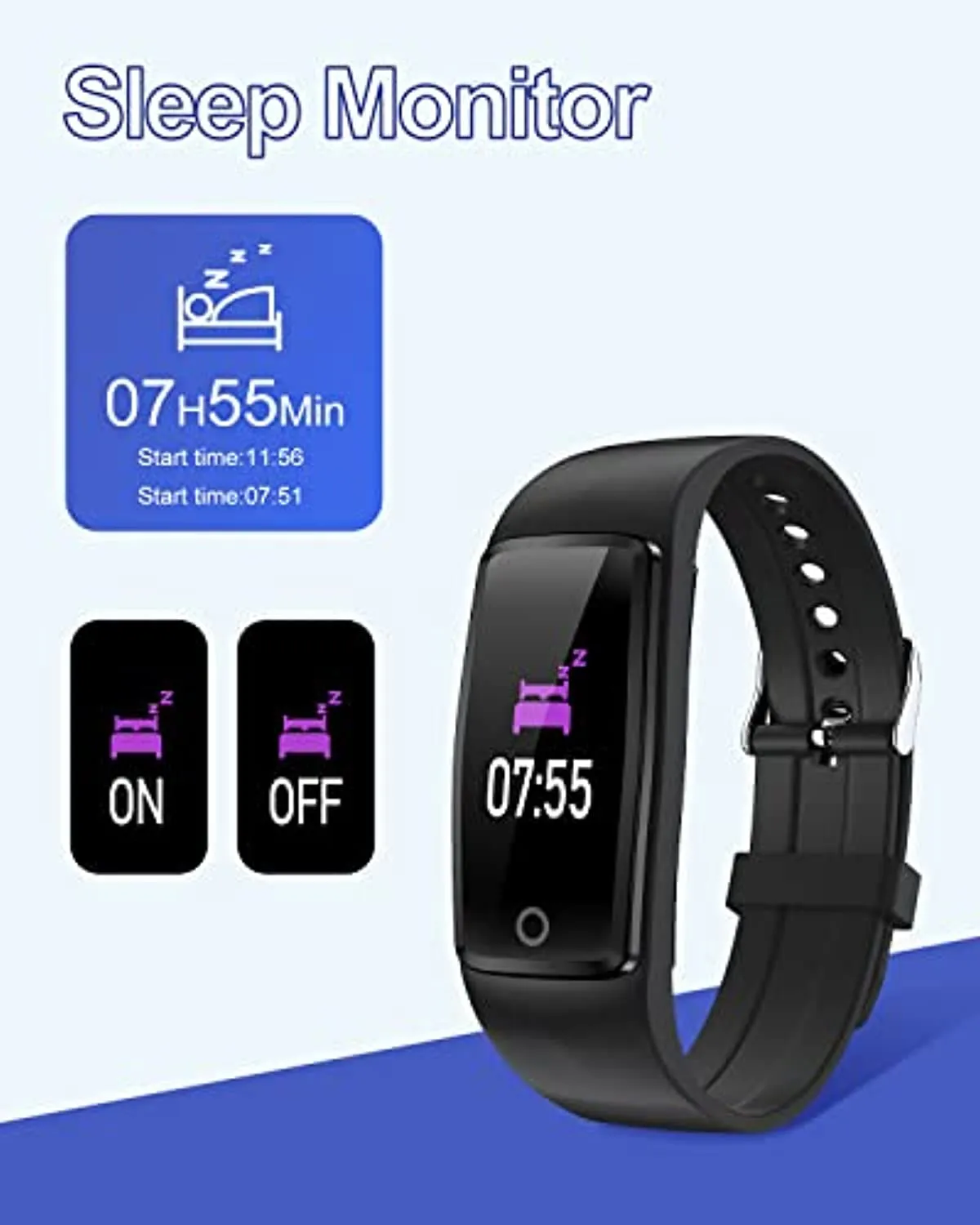 GRV Fitness Tracker Non Bluetooth Fitness Watch No App No Phone Required Waterproof Pedometer Watch with Steps Calories Counter Sleep Tracker for Men Women Kids Parents