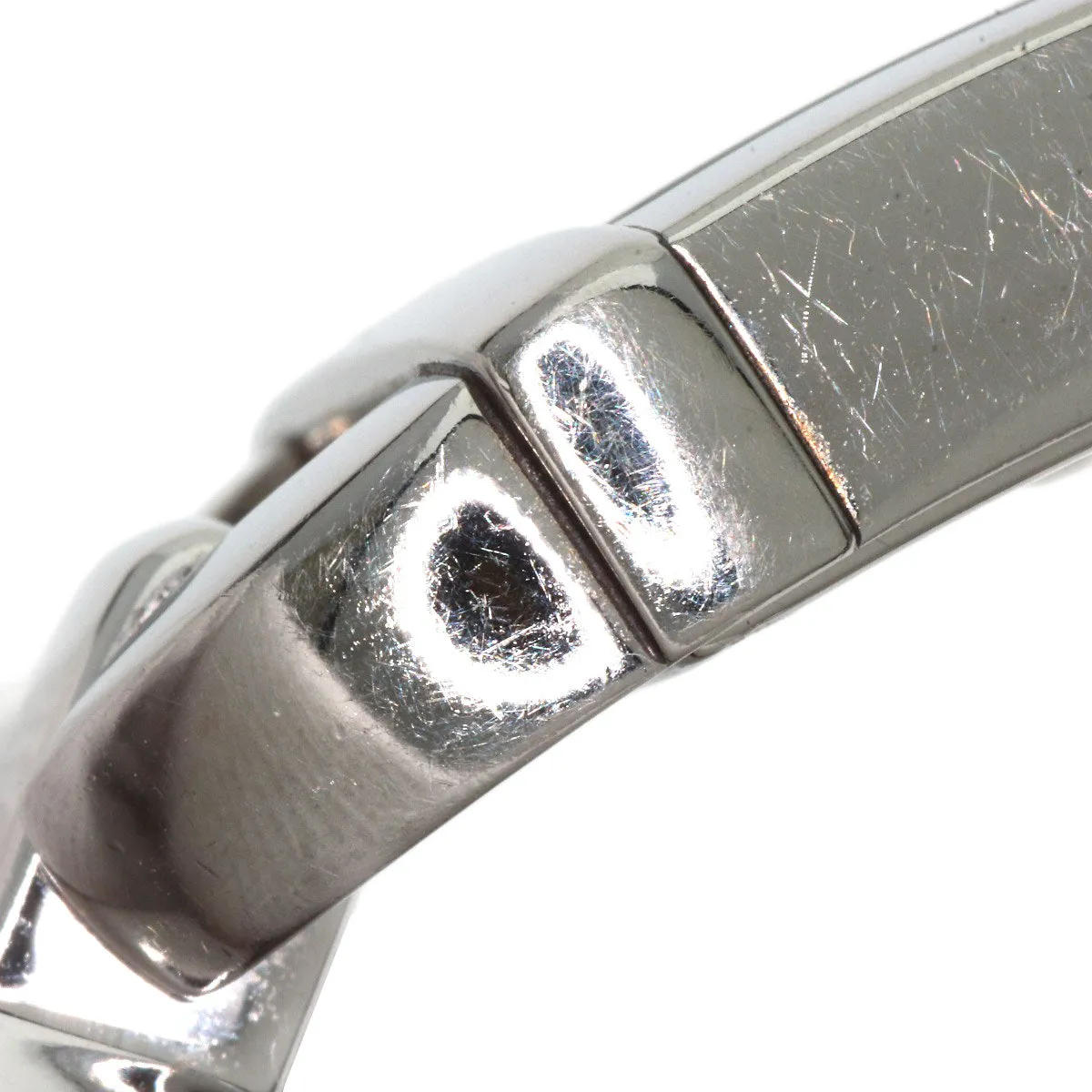 GUCCI Watches Quartz 6800L Stainless Steel, Bamboo Silver Bamboo black dial Women Used Authentic