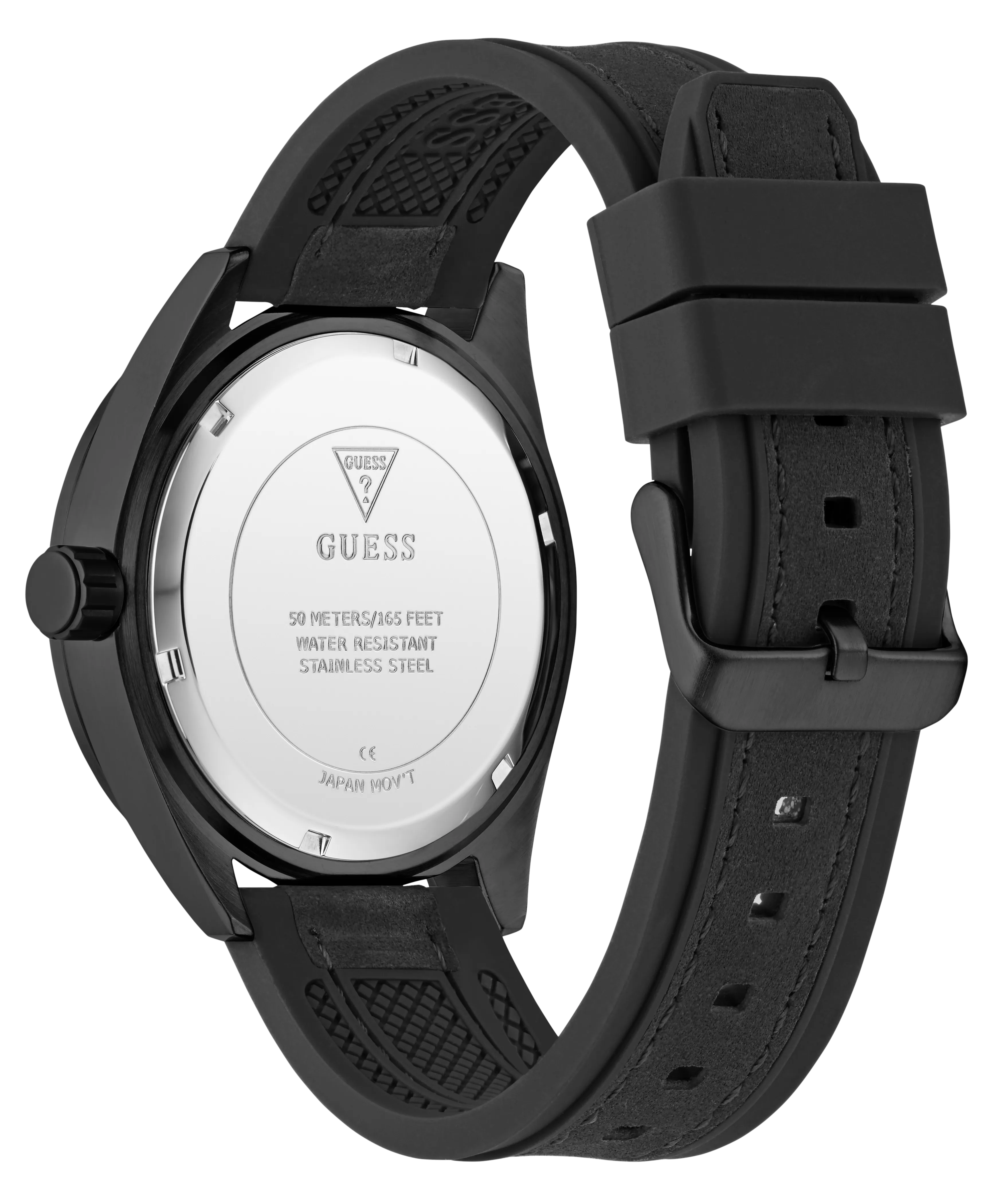 GUESS Mens Black Multi-function Watch