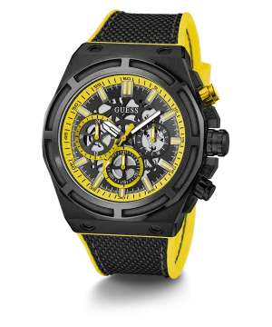 GUESS Mens Black Multi-function Watch