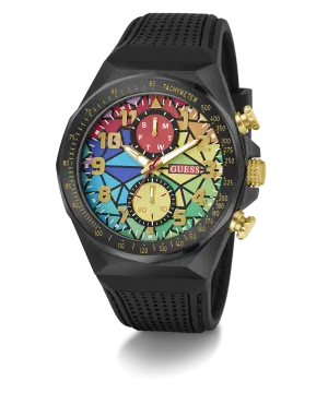 GUESS Mens Black Multi-function Watch