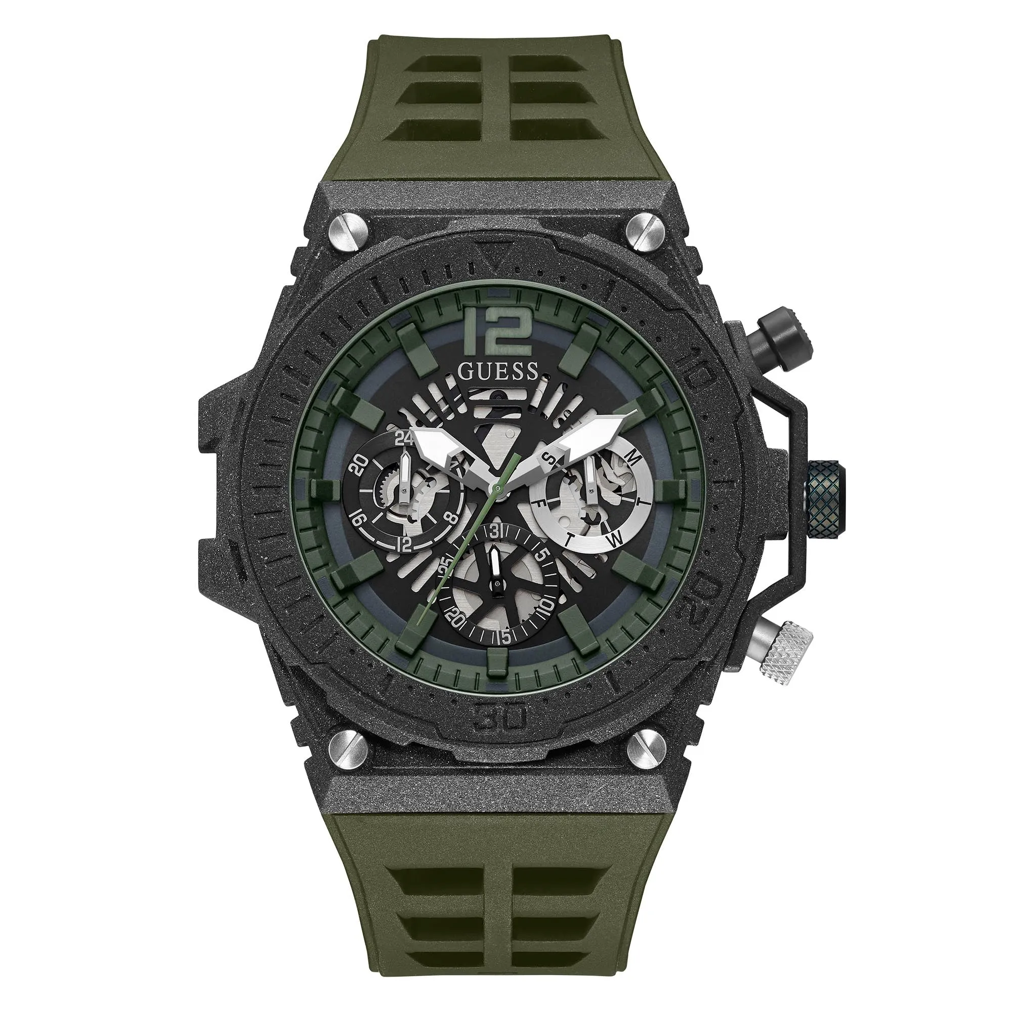 Guess Men's Watch Black Tone Case Quartz