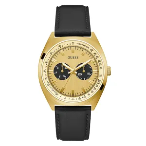 Guess Men's Watch Gold Tone Case Quartz