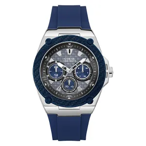 Guess Men's Watch Silver Tone Case Quartz