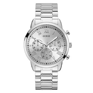 Guess Men's Watch Silver Tone Case Quartz