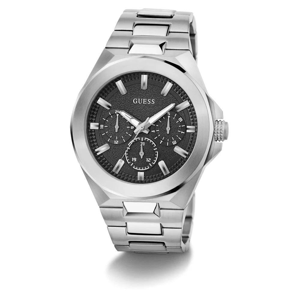 Guess Sport Dashboard Sport Silver-Tone Multi-function Men's Watch GW0798G1
