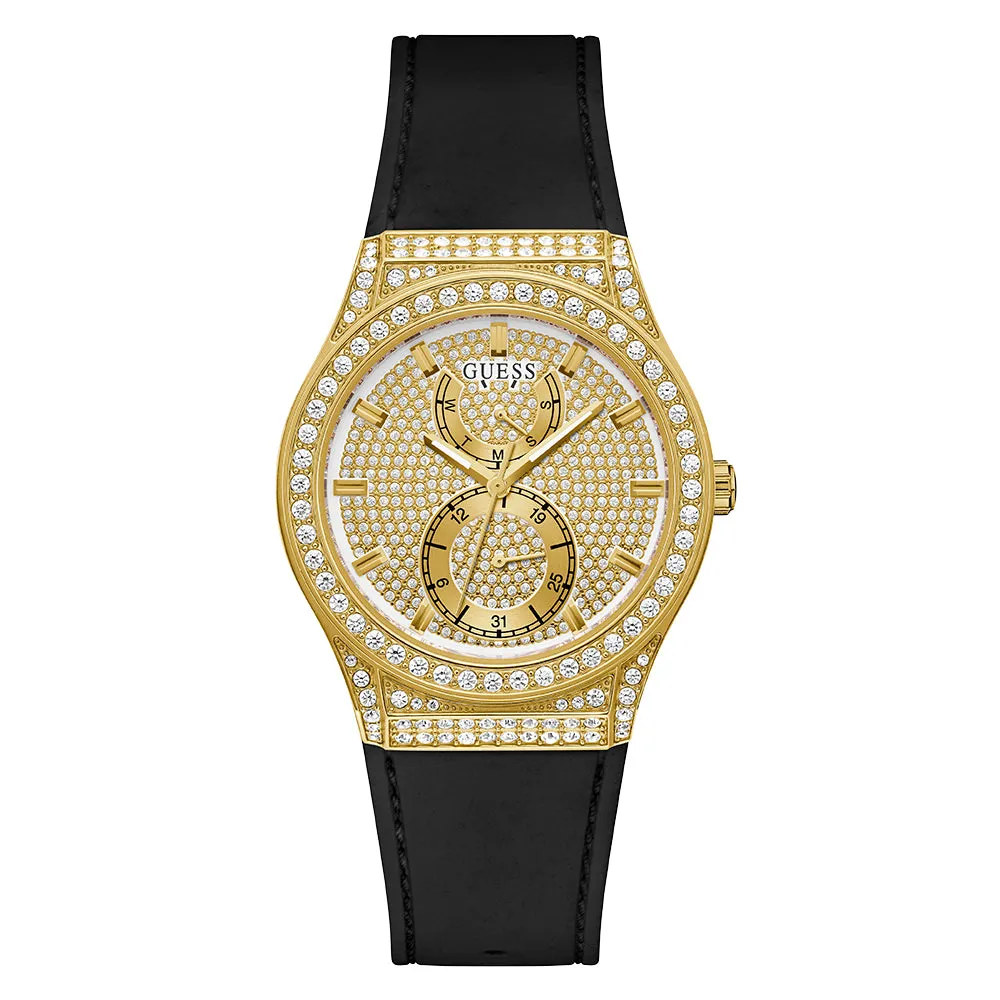 Guess Women's Watch Gold Tone Case Quartz