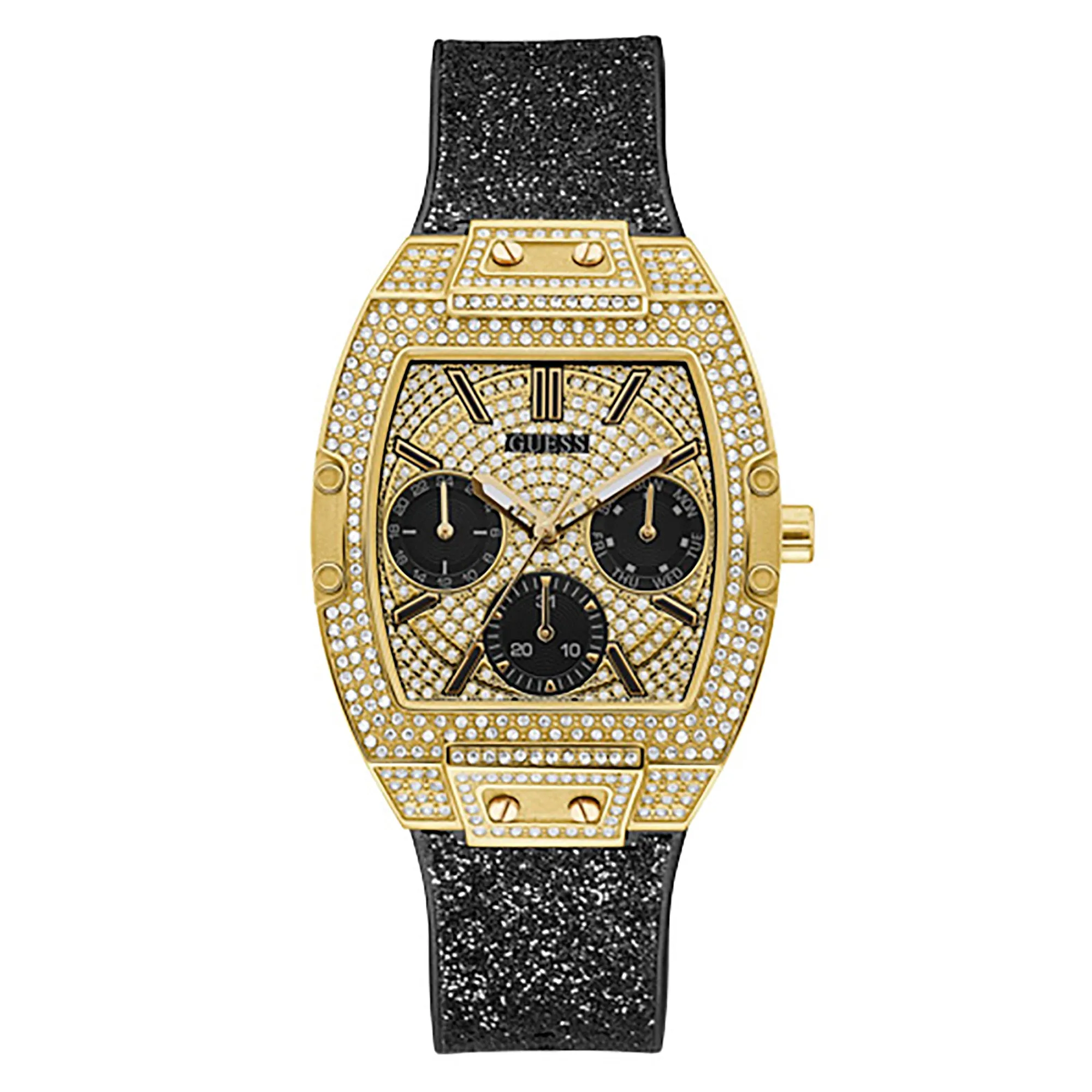 Guess Women's Watch Gold Tone Case Quartz