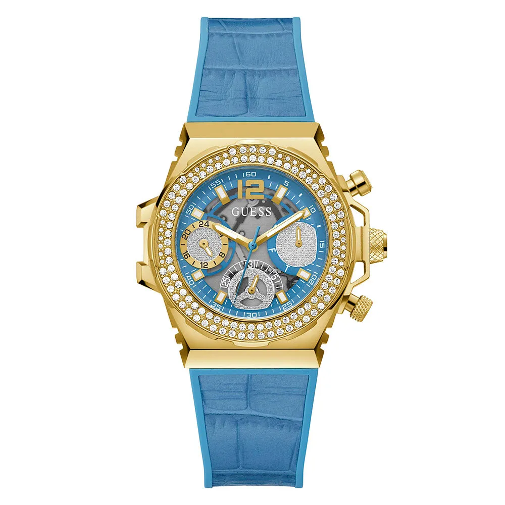 Guess Women's Watch Gold Tone Case Quartz