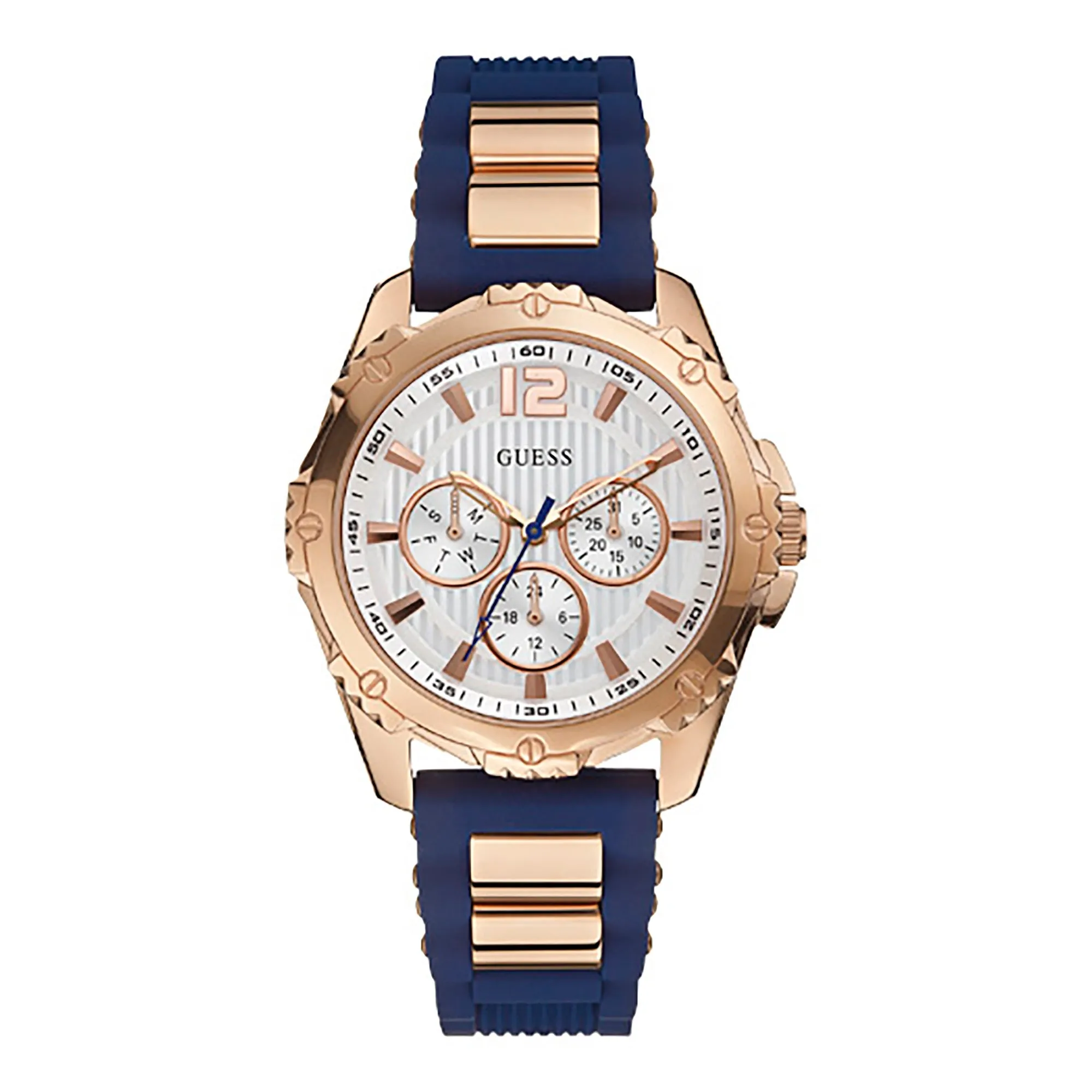 Guess Women's Watch Rose Gold Tone Case Quartz