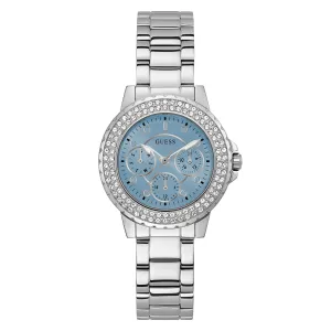 Guess Women's Watch Silver Tone Case Quartz