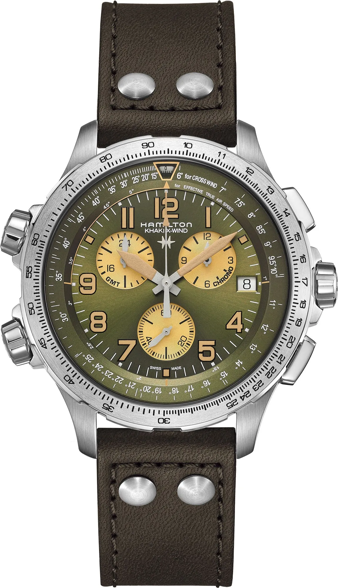 Hamilton Khaki Aviation X-Wind GMT Chrono Quartz Watch