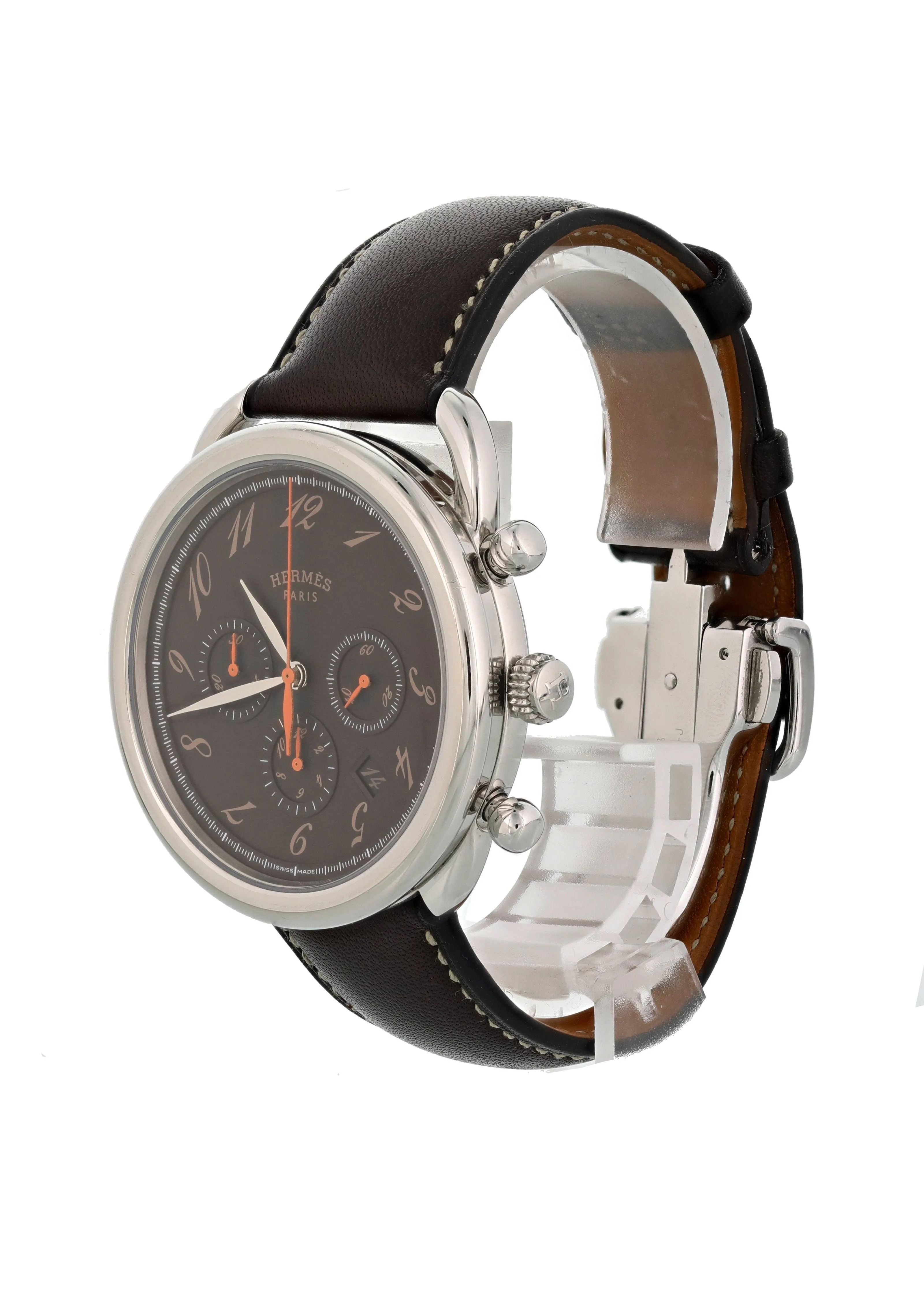 Hermes Arceau AR4.910 Chronograph Date Mens Watch