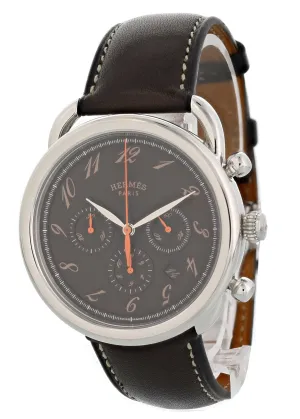 Hermes Arceau AR4.910 Chronograph Date Mens Watch