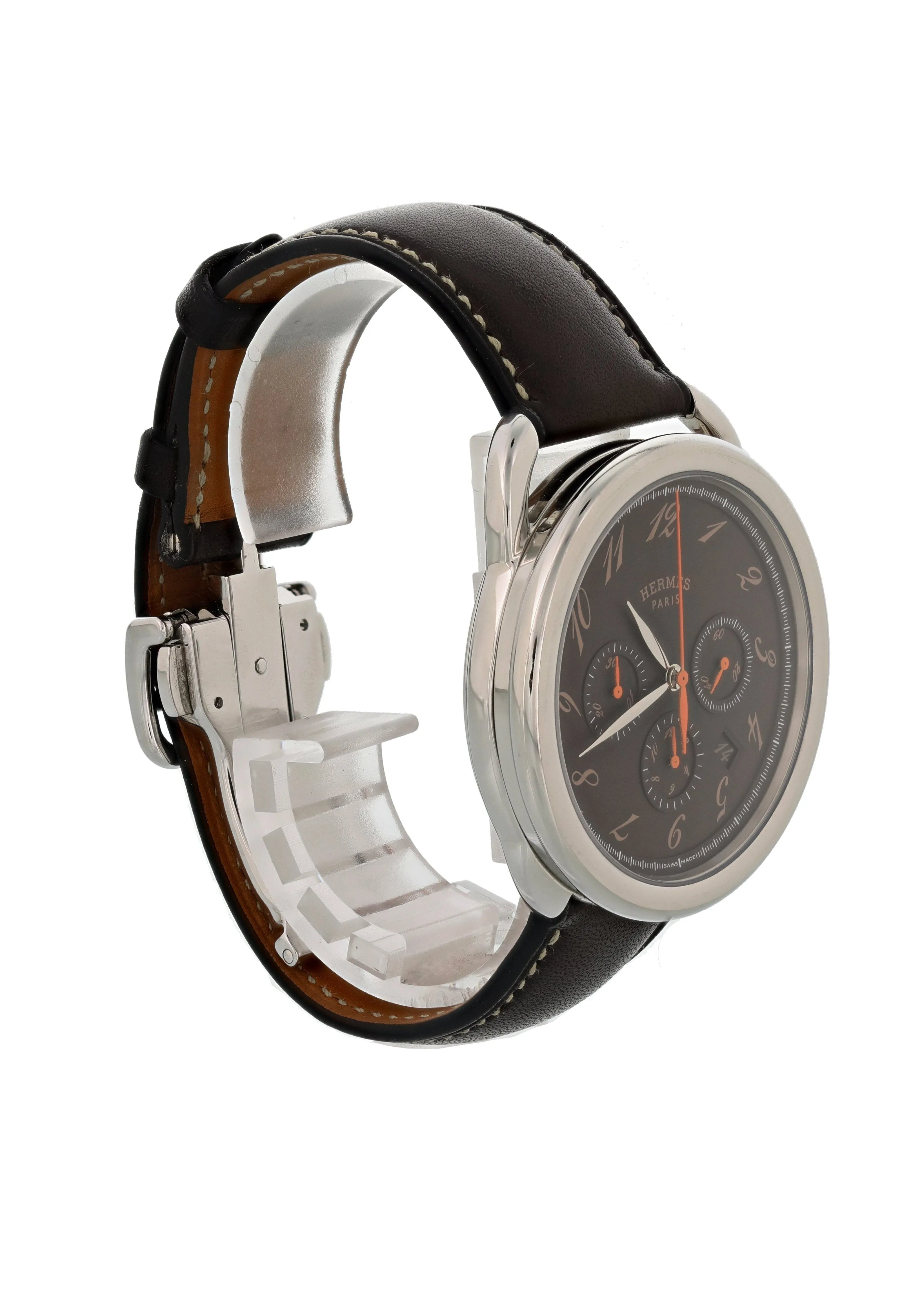 Hermes Arceau AR4.910 Chronograph Date Mens Watch