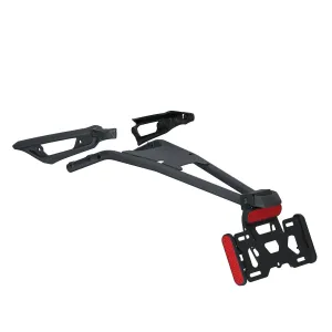 High License Plate Mount, Black