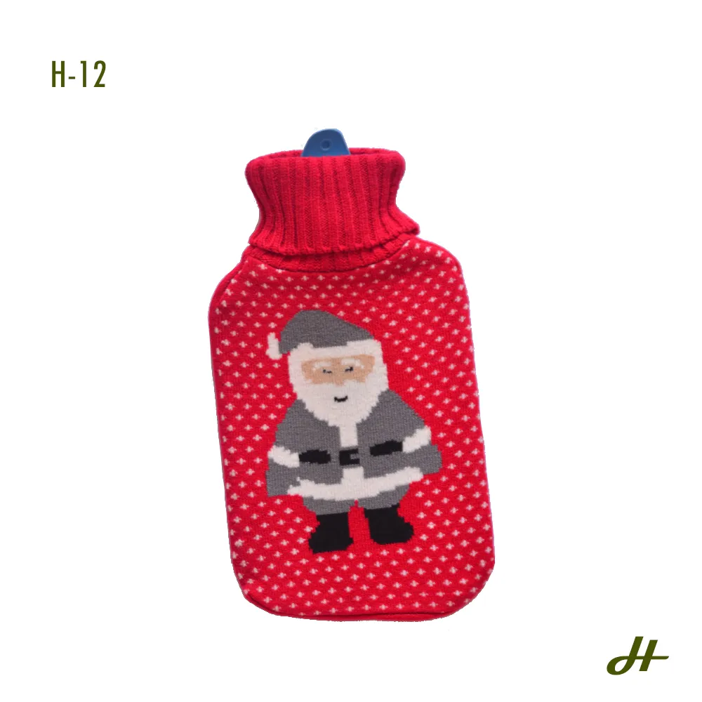 Hot Water Bottle with knitted cover