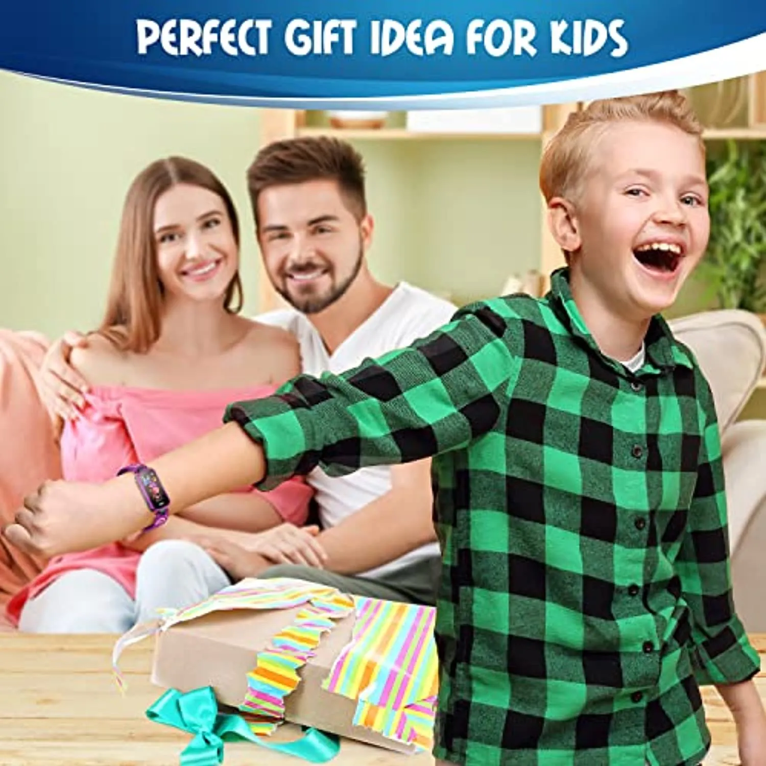 Inspiratek Kids Fitness Tracker for Age 5-16，2022 Upgraded Tracker Kids Watch，Waterproof Watch for Kids with Pedometer，Sleep Monitor & Calorie Counter，Fitness Watch for Kids Girls Boys Teen