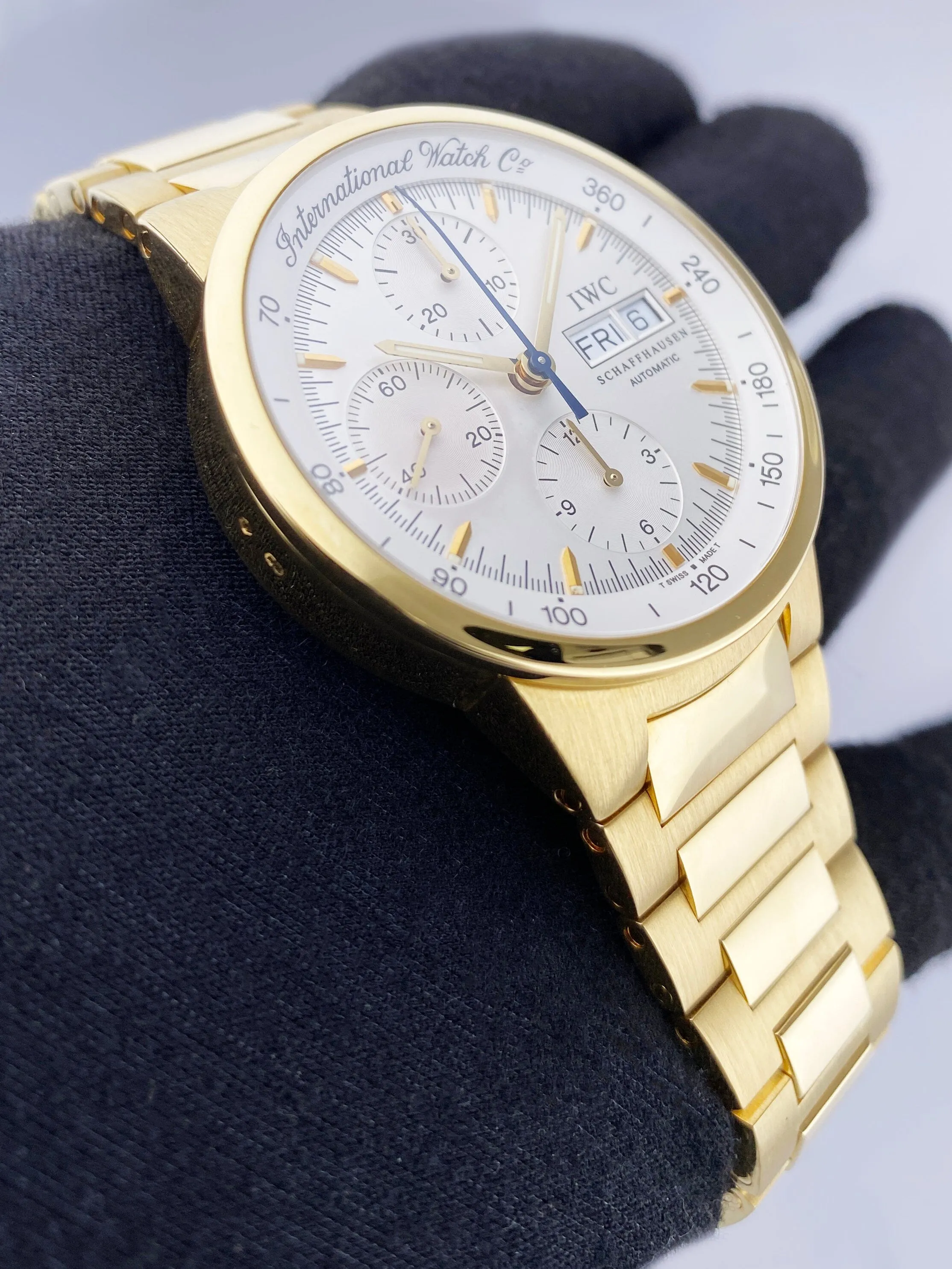 IWC GST Chrono-Automatic 3707/9277 Mens Watch Box Papers