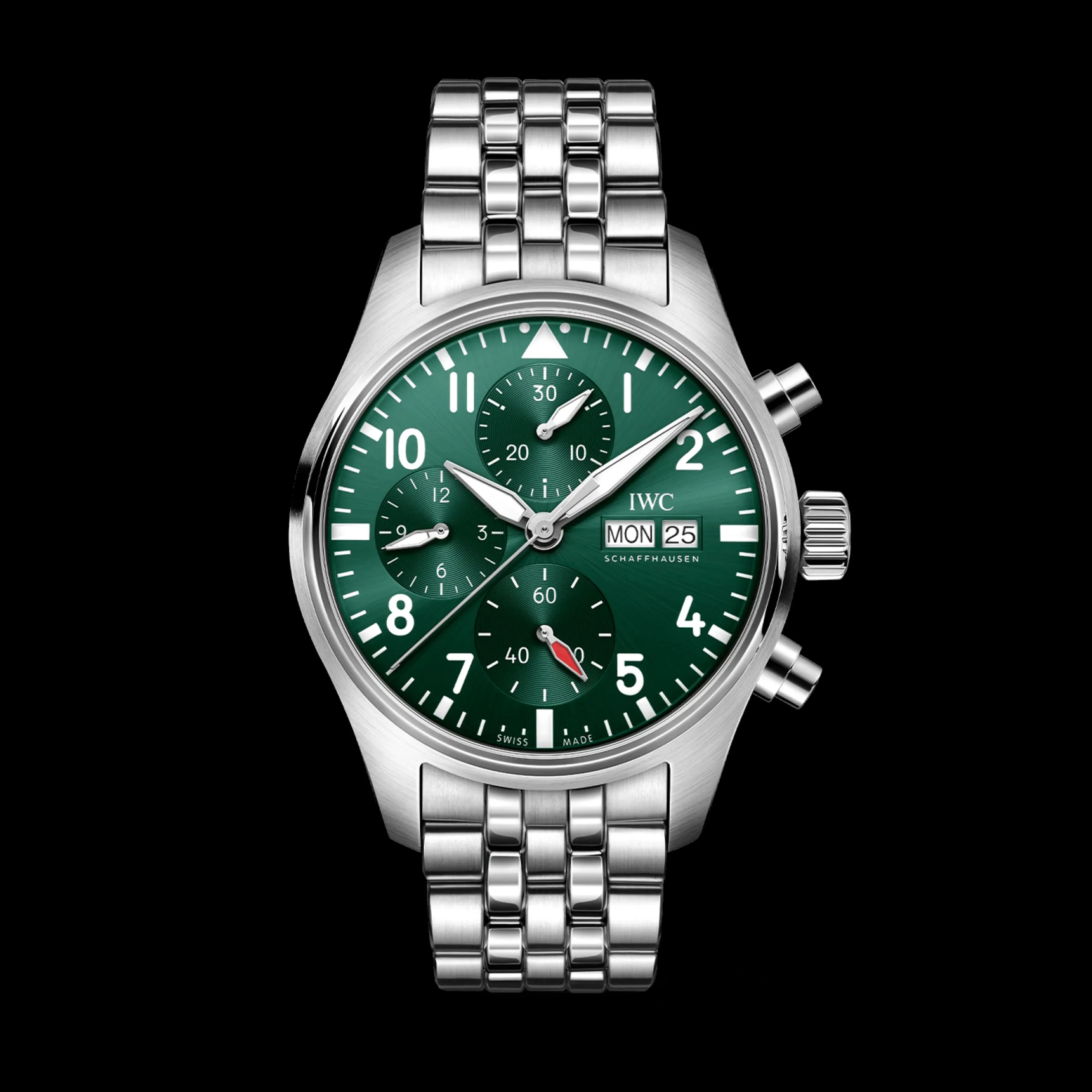 IWC Pilot’S Watch Chronograph 41 Watch, 41mm Green Dial, IW388104
