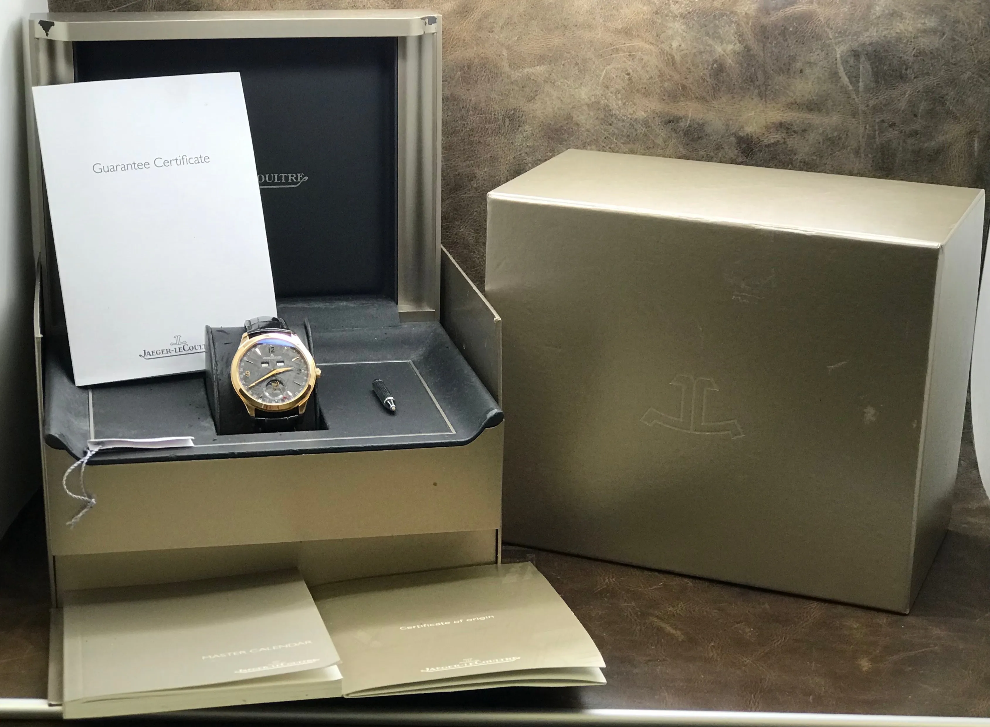 Jaeger-Lecoultre Master Calendar Q1552540 Meteorite Dial Automatic Men's Watch
