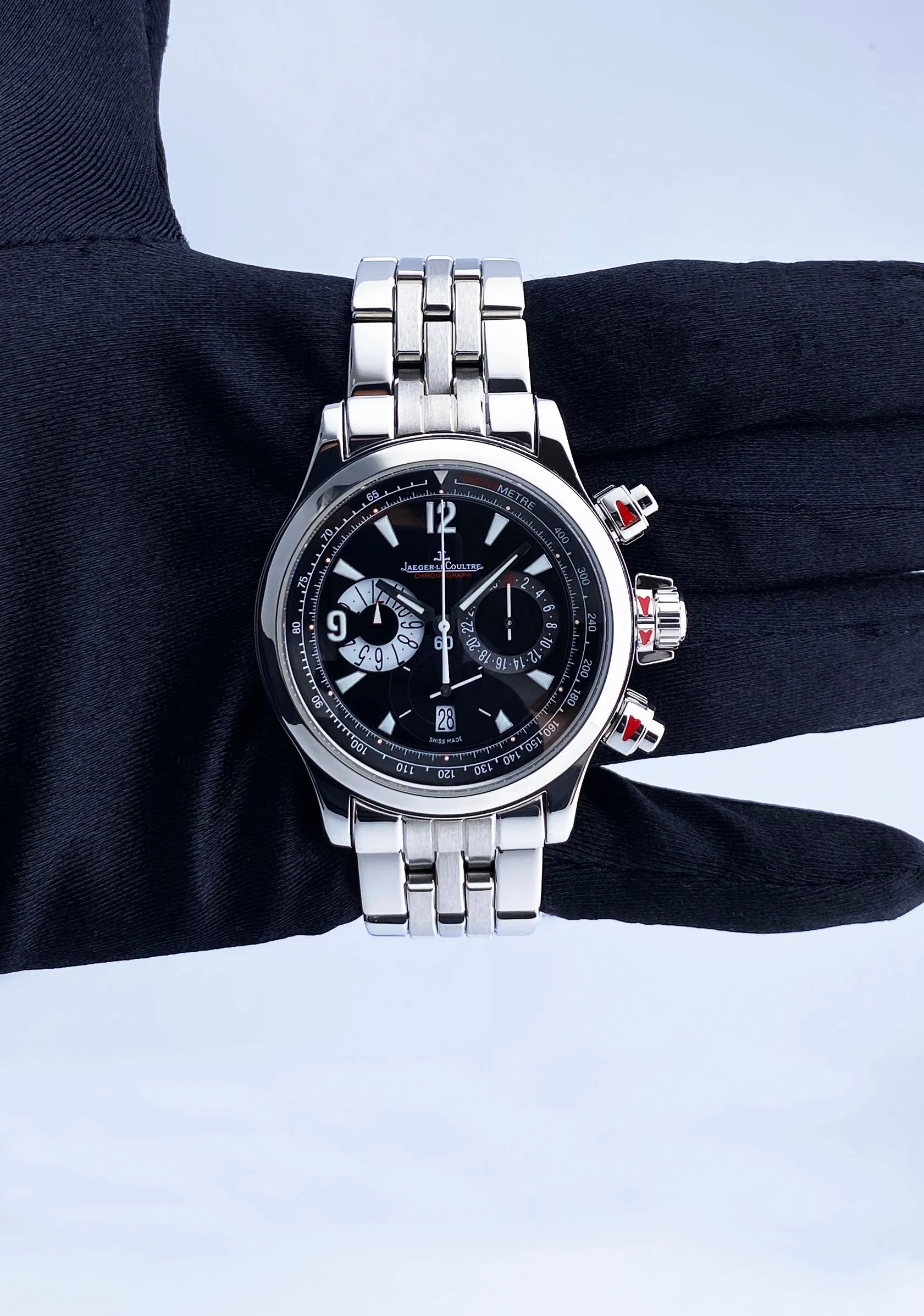 Jaeger-LeCoultre Master Compressor 175.84.70 Mens Watch Box & Papers