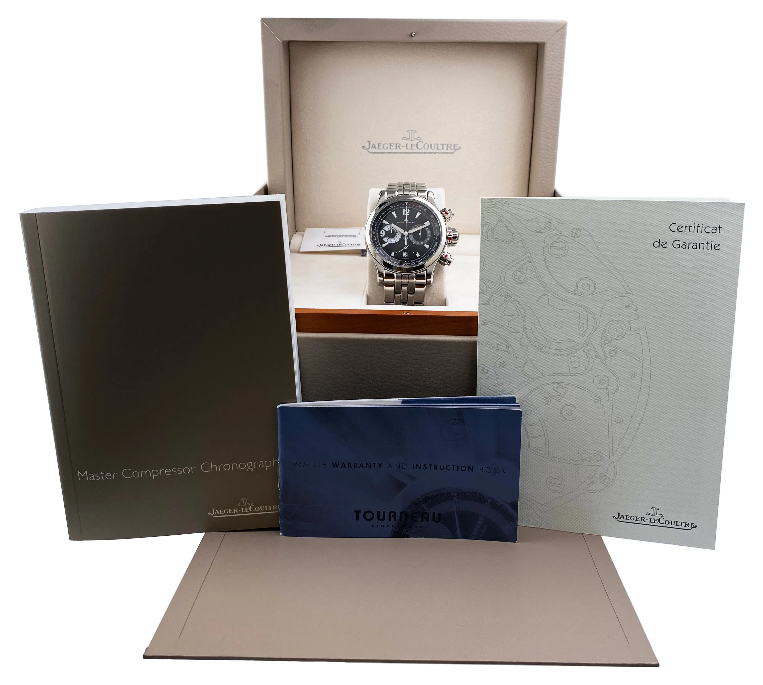 Jaeger-LeCoultre Master Compressor 175.84.70 Mens Watch Box & Papers