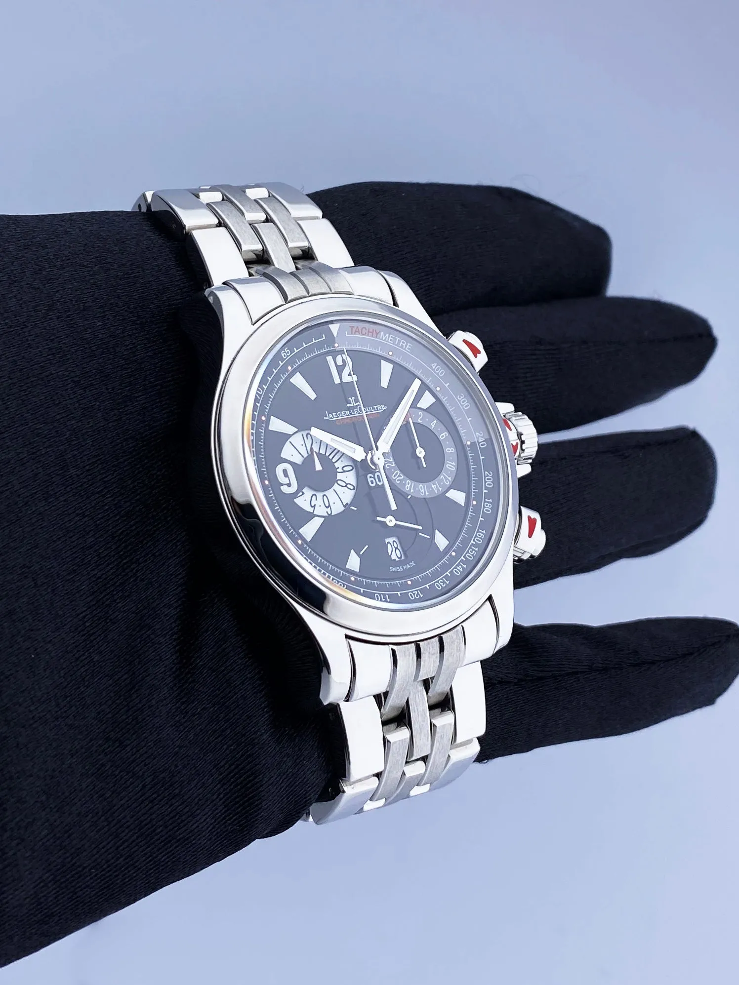 Jaeger-LeCoultre Master Compressor 175.84.70 Mens Watch Box & Papers