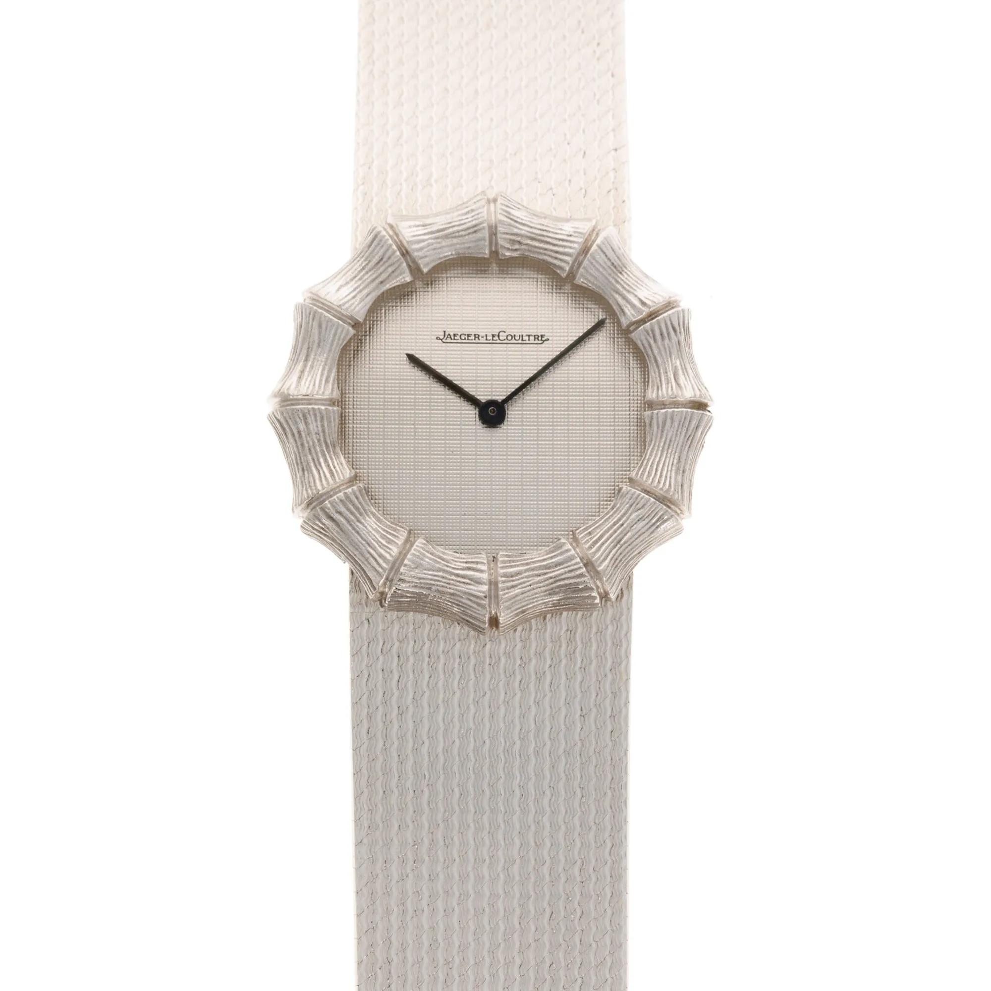 Jaeger Lecoultre White Gold Bamboo Watch