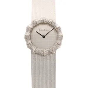 Jaeger Lecoultre White Gold Bamboo Watch