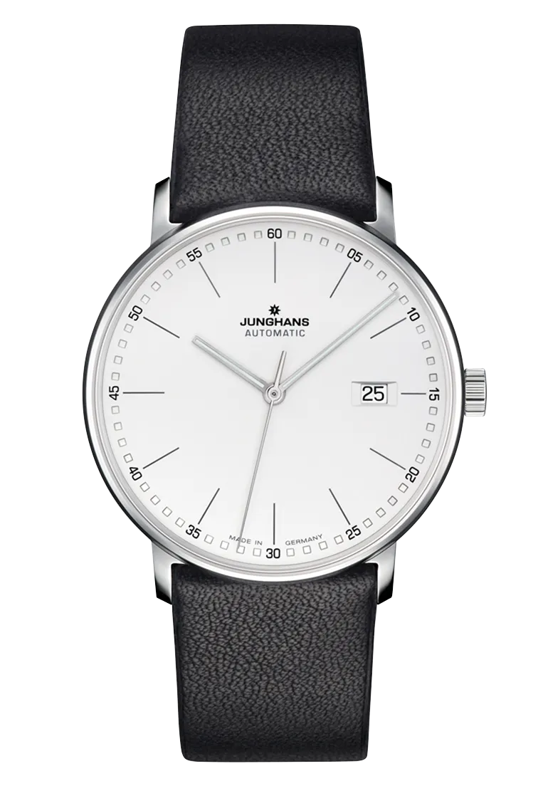 Junghans Form A 39.1mm Automatic Matte Silver Dial Men's Watch 027/4730.00