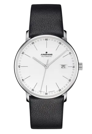 Junghans Form A 39.1mm Automatic Matte Silver Dial Men's Watch 027/4730.00