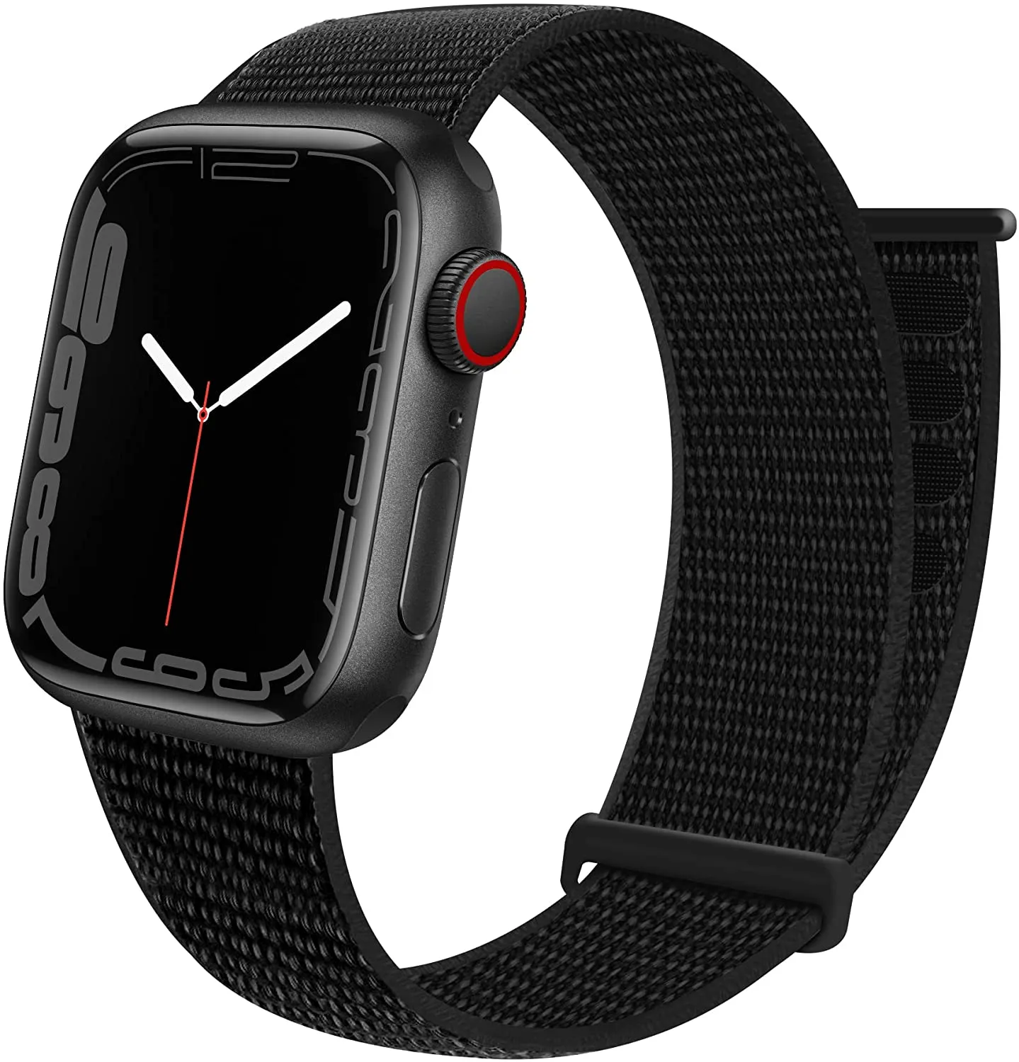 JuQBanke Sport Loop Band Compatible with Apple Watch Band 38mm 40mm 41mm 42mm 44mm 45mm iWatch Series 7 6 5 SE 4 3 2 1 Strap Nylon Weave Women Men Stretchy Elastic Braided Replace Wristband Breathable