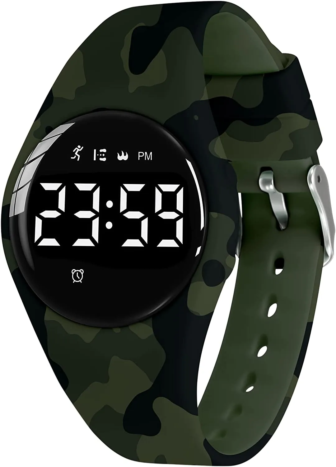 Kids Fitness Tracker Watch, Digital Activity Tracker Watch for Kids Ages 3-12, Non-Bluetooth, Alarm/Calorie/Pedometer Count Steps Wrist Watch for Kids
