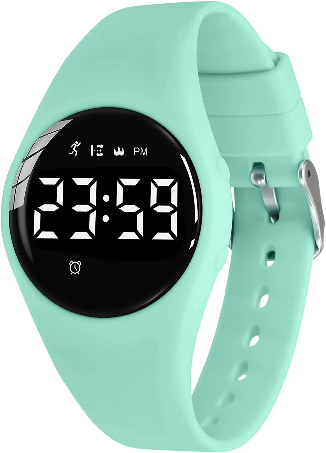 Kids Fitness Tracker Watch, Digital Activity Tracker Watch for Kids Ages 3-12, Non-Bluetooth, Alarm/Calorie/Pedometer Count Steps Wrist Watch for Kids