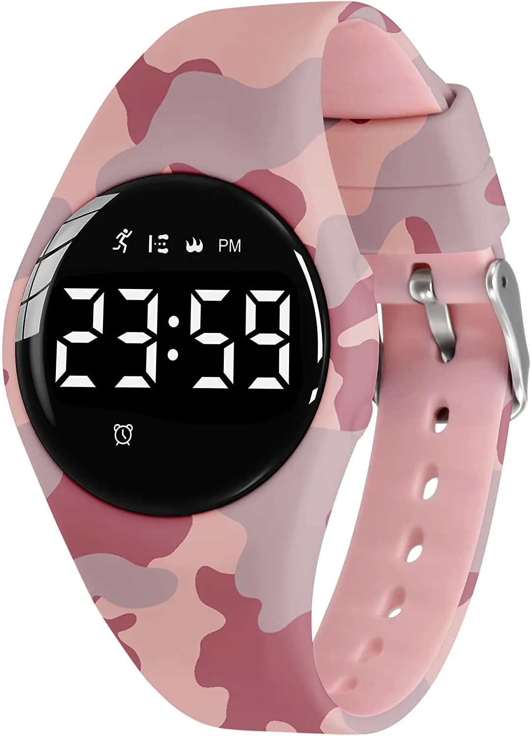 Kids Fitness Tracker Watch, Digital Activity Tracker Watch for Kids Ages 3-12, Non-Bluetooth, Alarm/Calorie/Pedometer Count Steps Wrist Watch for Kids