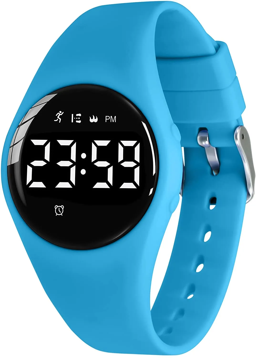 Kids Fitness Tracker Watch, Digital Activity Tracker Watch for Kids Ages 3-12, Non-Bluetooth, Alarm/Calorie/Pedometer Count Steps Wrist Watch for Kids