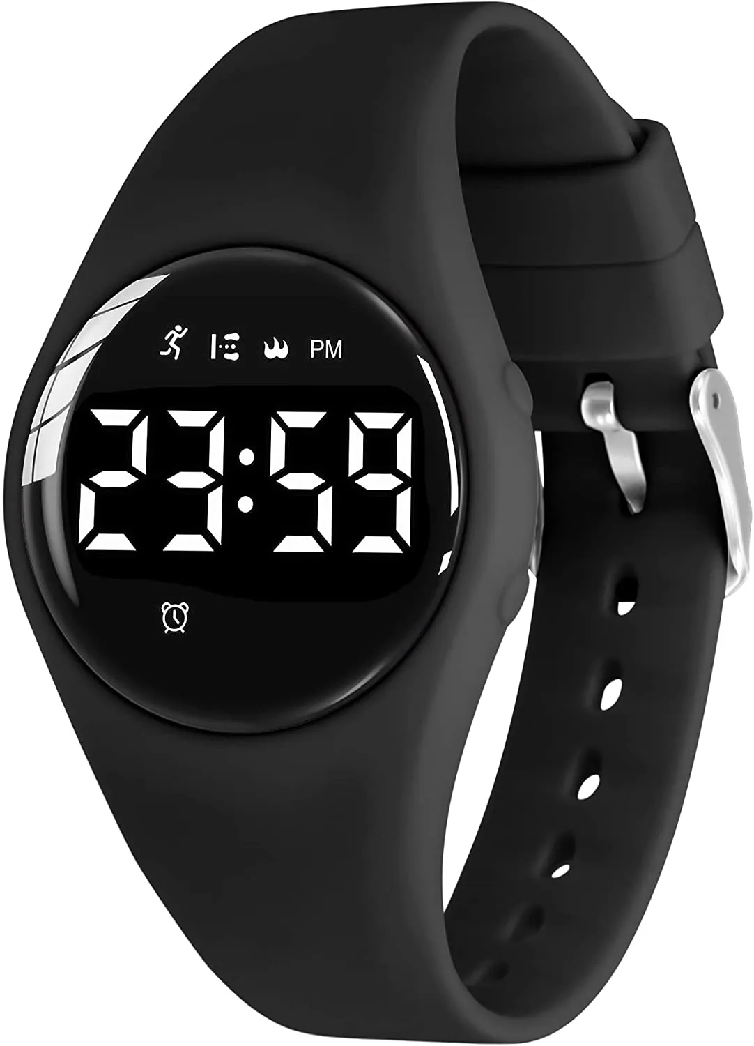 Kids Fitness Tracker Watch, Digital Activity Tracker Watch for Kids Ages 3-12, Non-Bluetooth, Alarm/Calorie/Pedometer Count Steps Wrist Watch for Kids