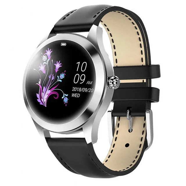 KW10 IP68 Waterproof Smart Watch Women Lovely Bracelet Heart Rate Monitor Sleep Monitoring Smartwatch Connect IOS Android PK S3