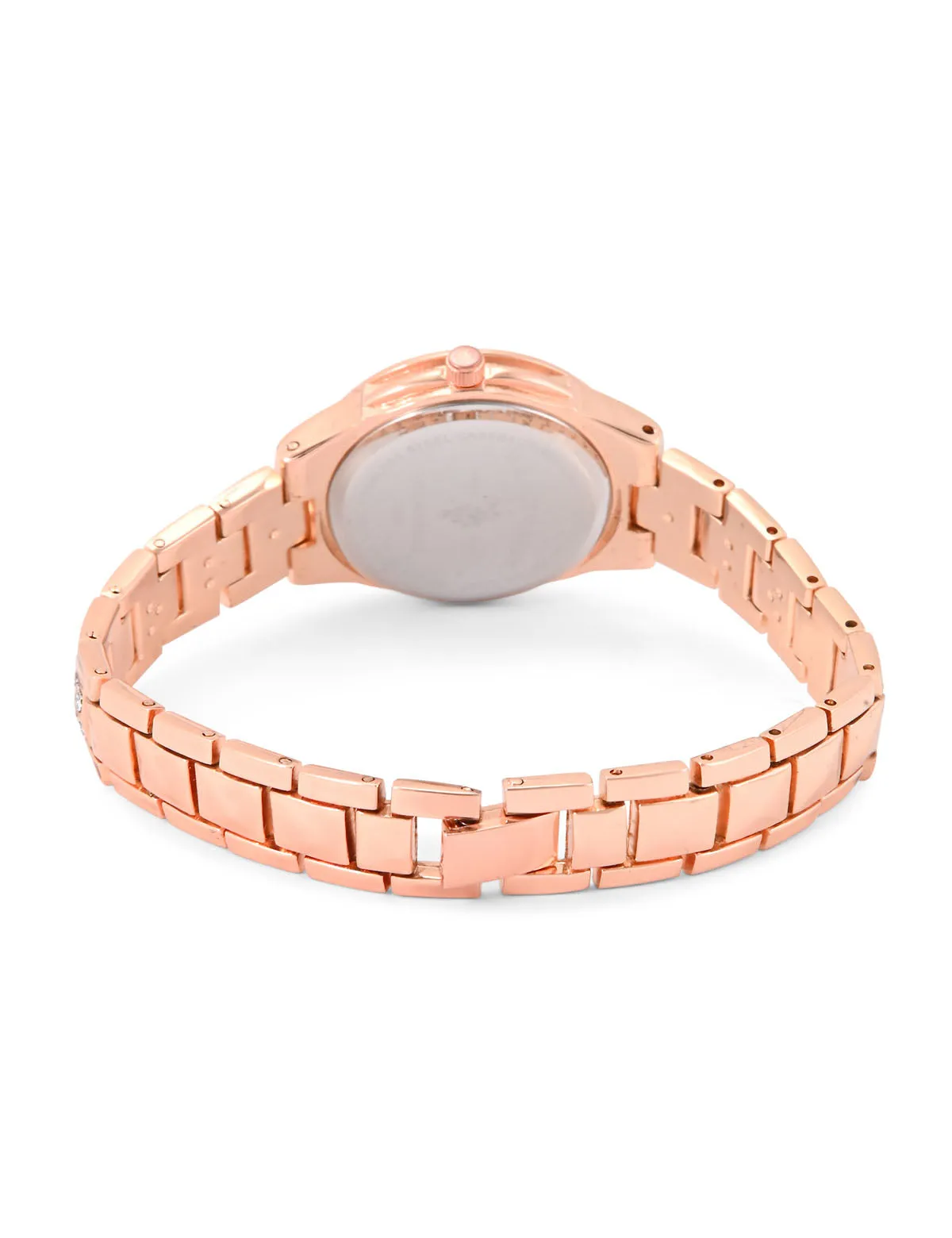 LADIES EMBELLISHED DECO ANALOG WATCH