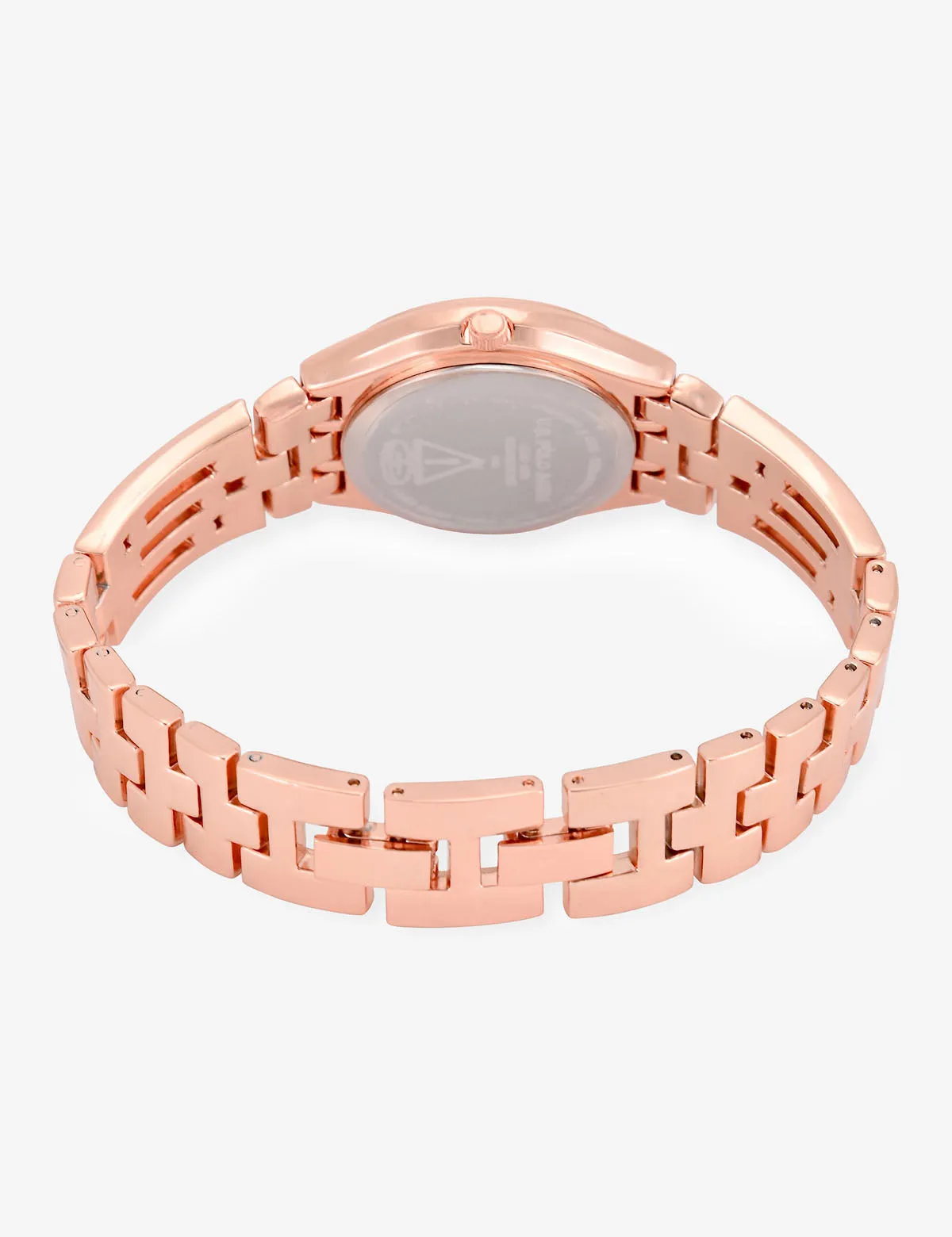 LADIES GOLD ANALOG BRACELET WATCH