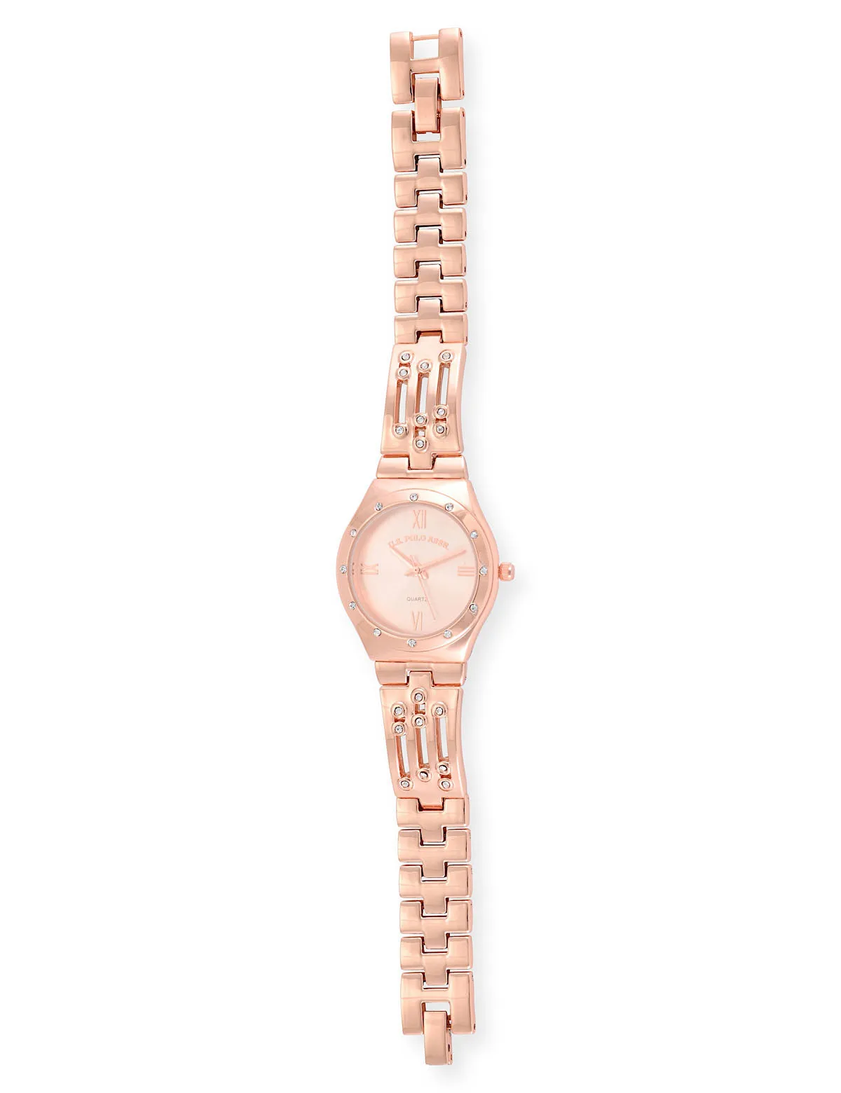 LADIES GOLD ANALOG BRACELET WATCH