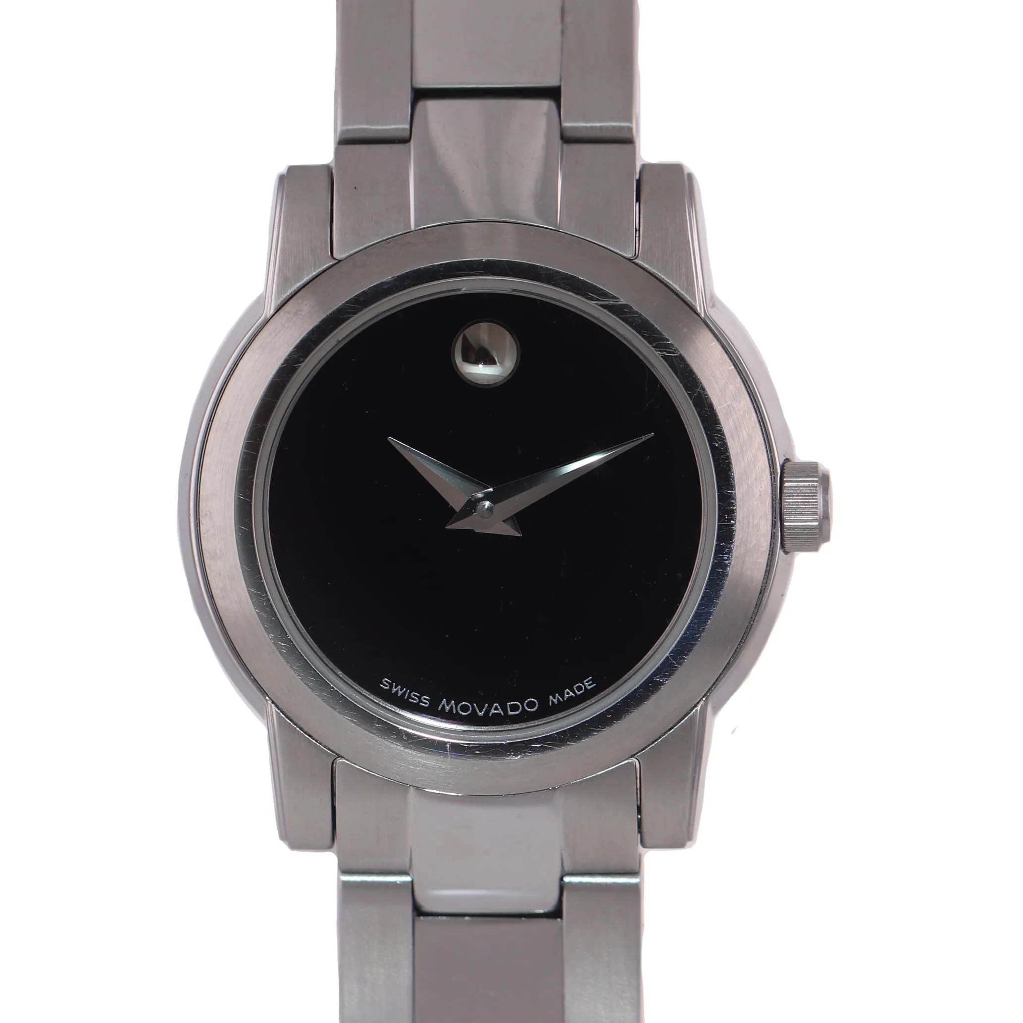 Ladies Movado Museum Stainless Steel 84 E4 1846 Quartz 25mm Watch