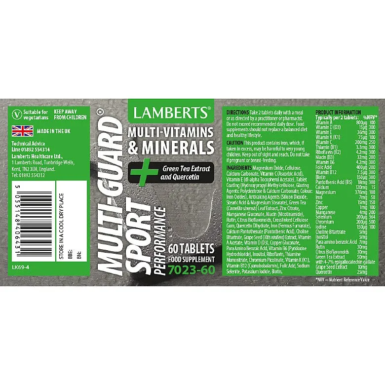 Lamberts Multi Guard Sport 60 Tablets