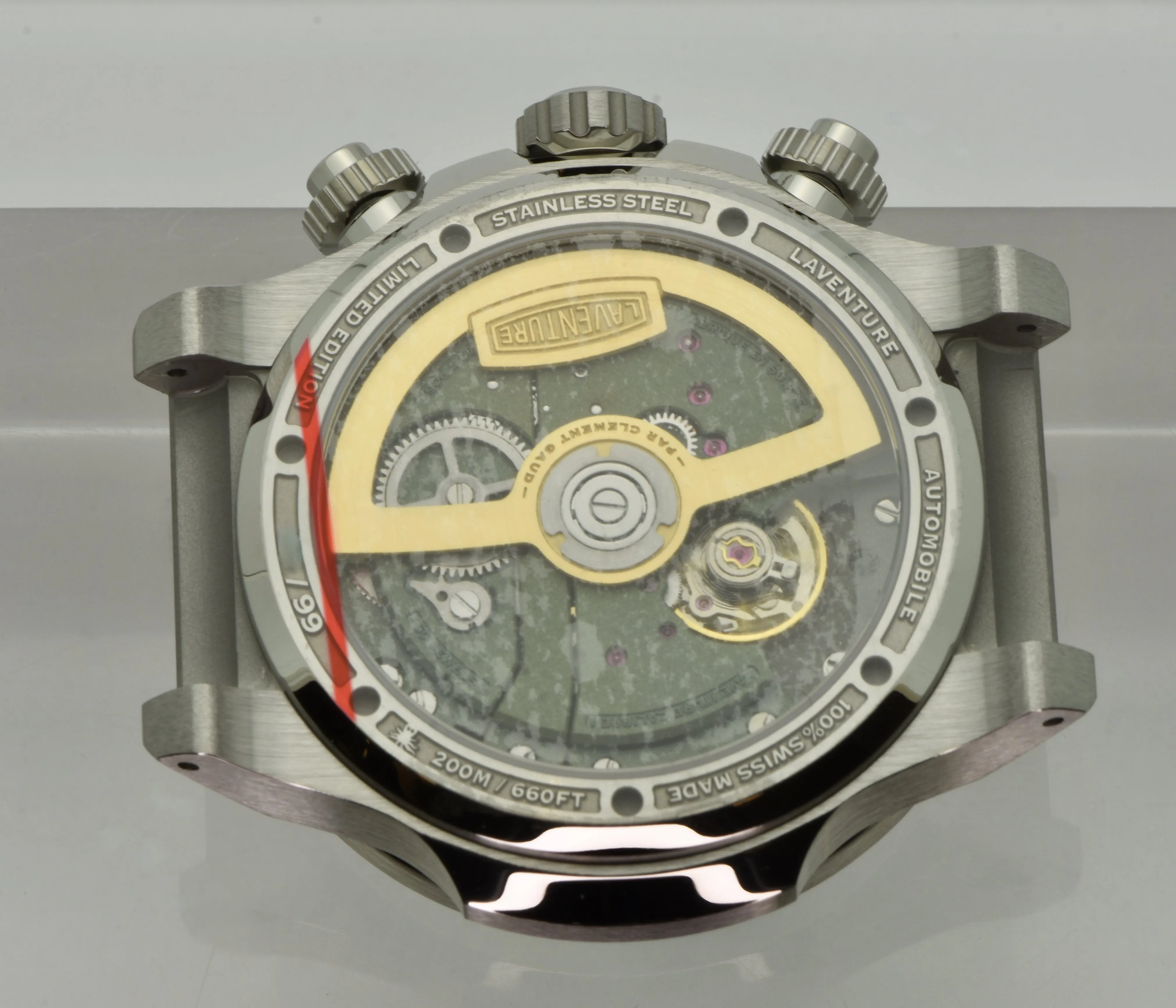 Laventure Automobile Chronograph, Steel/Cream