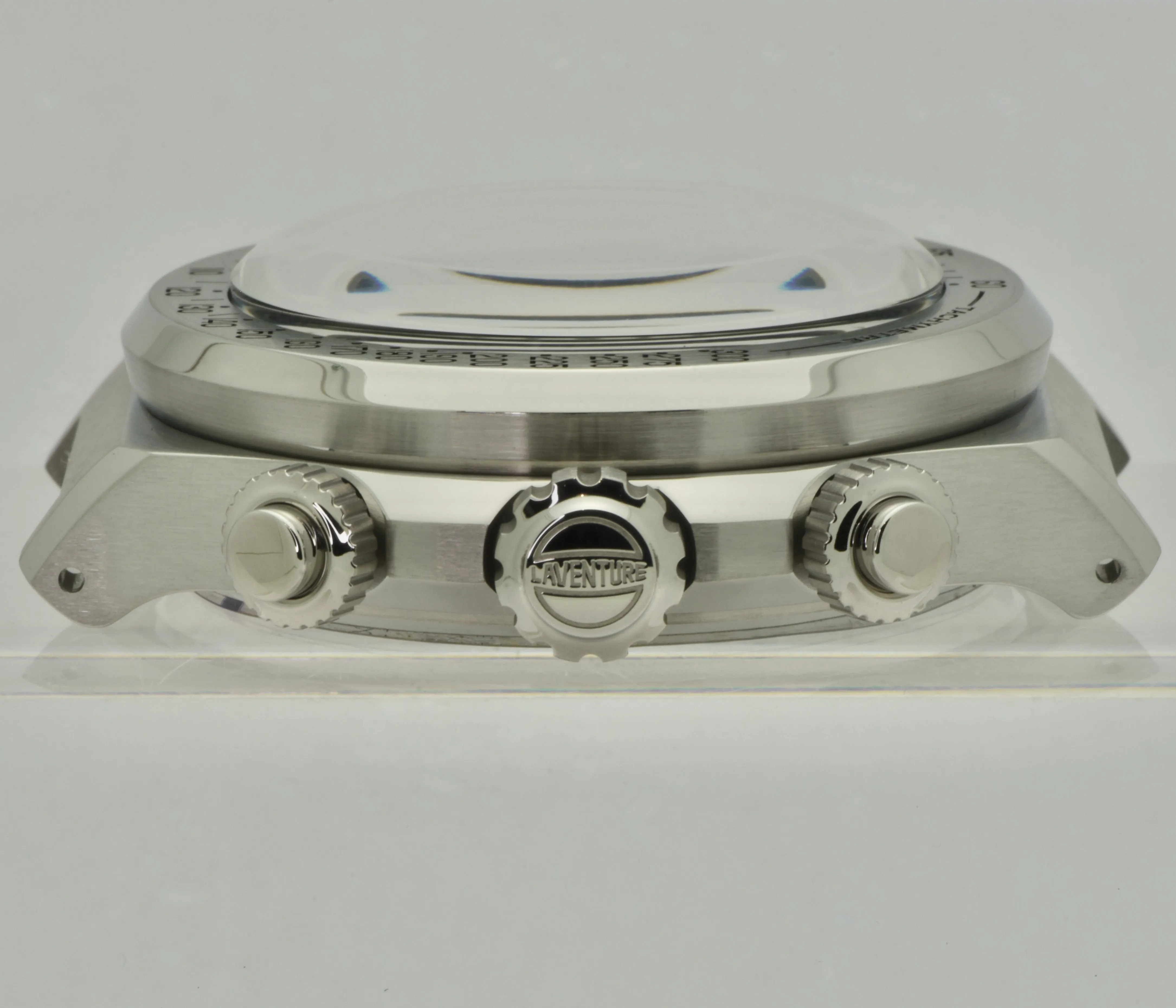 Laventure Automobile Chronograph, Steel/Cream