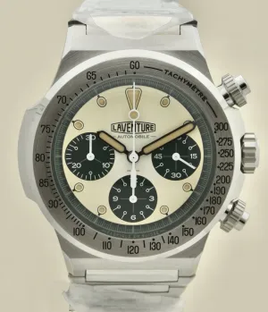 Laventure Automobile Chronograph, Steel/Cream